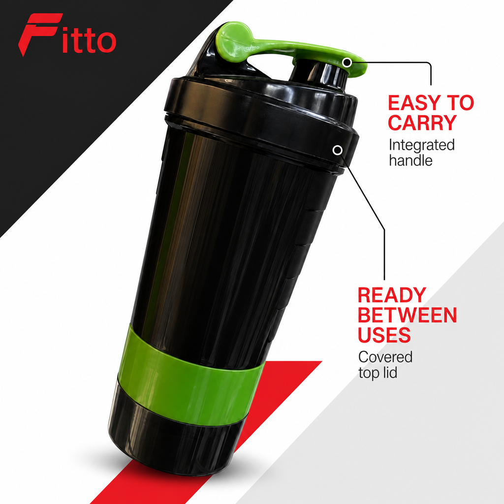 96 Pieces Sports Water Bottles with Carry Handle, Black and Green, 25 x 9 x 9 cm