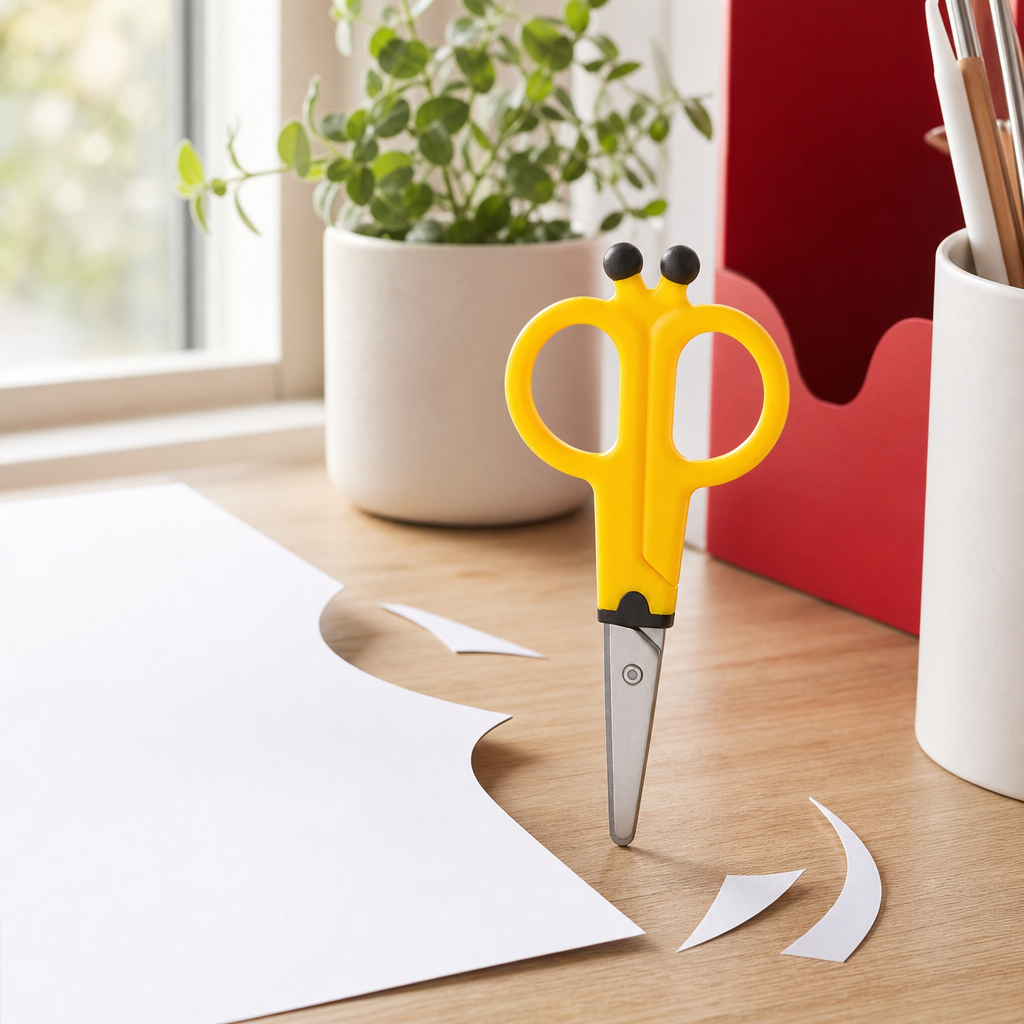 240 Pieces Animal-Shaped Scissors, 5 Inch, Yellow and Black, Single Piece