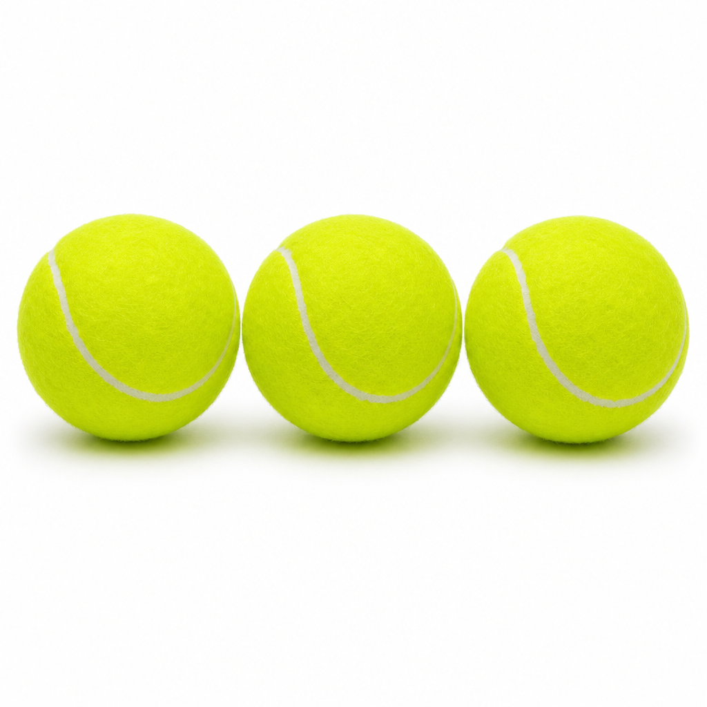 120 Pieces Tennis Ball Set, 3 Pieces, Yellow-Green Practice Balls for Court Play