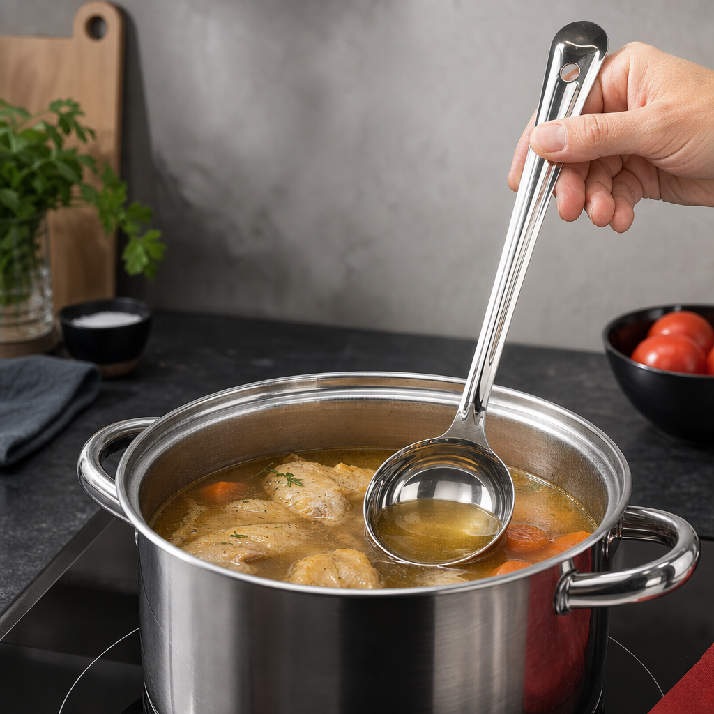 144 Pieces Stainless Steel Basting Ladle Size No. 2, 26 cm Kitchen Cooking Utensils