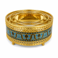 96 Pieces Decorative Tissue Box Holder, Ornate Gold Design, 1 Piece