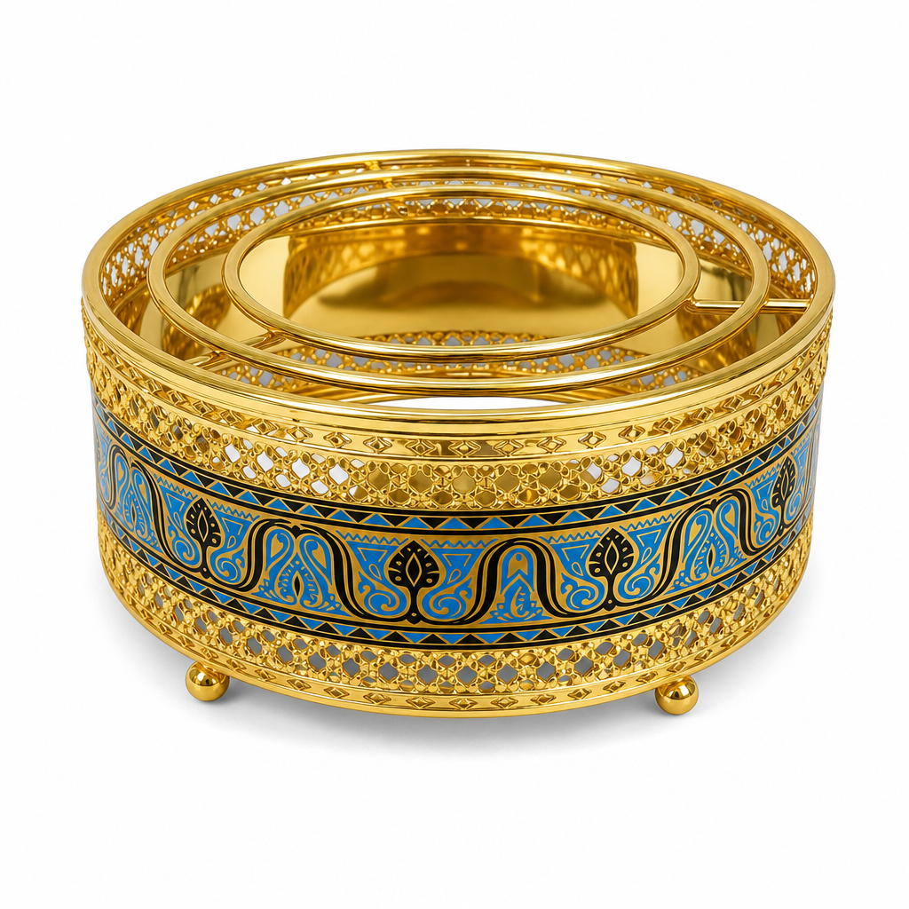 96 Pieces Decorative Tissue Box Holder, Ornate Gold Design, 1 Piece