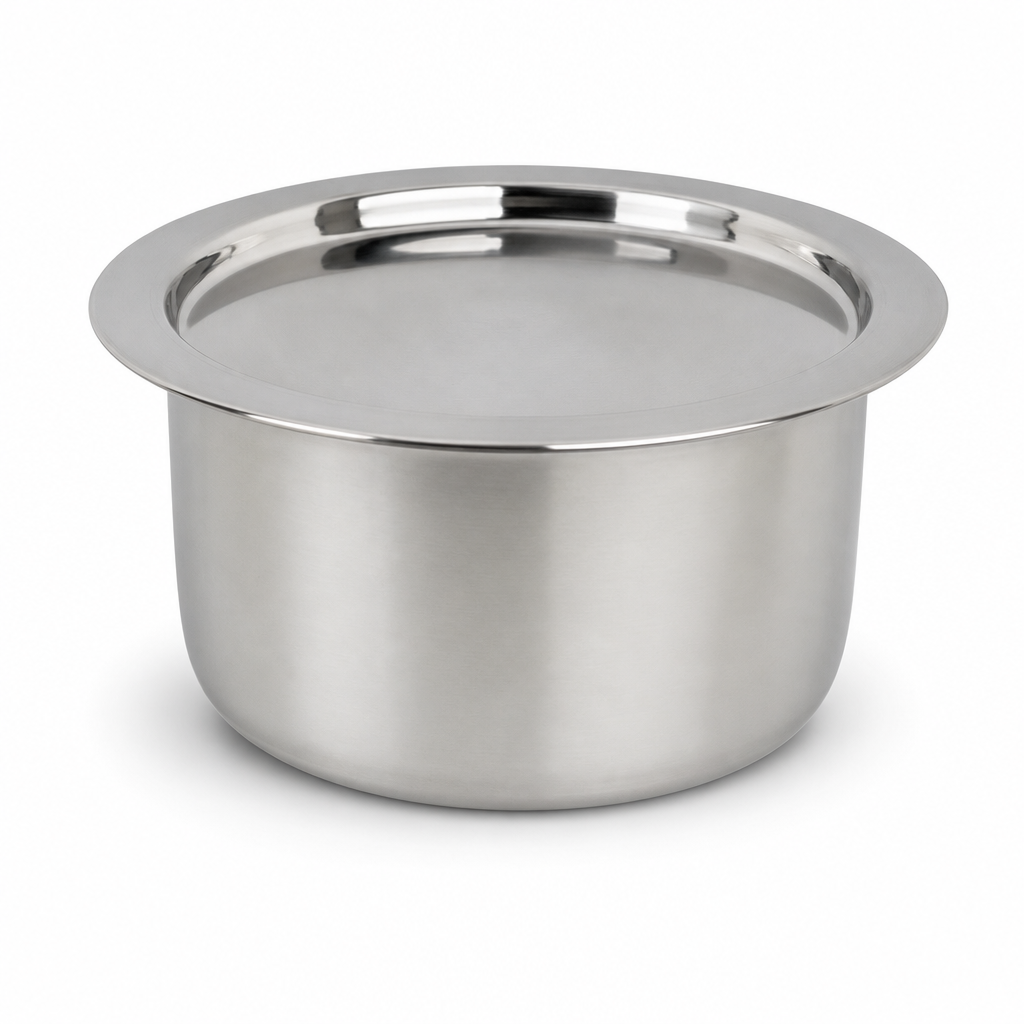 72 Pieces Stainless Steel Cooking Pan with Plain Bottom, 18 cm