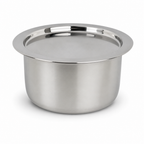 72 Pieces Stainless Steel Cooking Pan with Plain Bottom, 18 cm