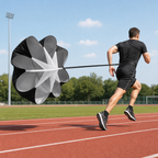 60 Pieces Speed Chute Resistance Parachute for Sprint Training with Waist Belt and Storage Bag