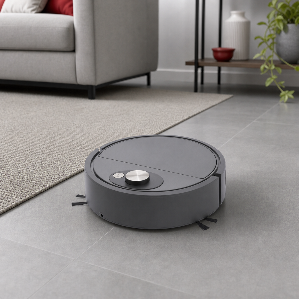 96 Pieces Automatic Robot Vacuum Cleaners, Grey, 1 Piece, 30 x 30 x 8 cm