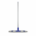 72 Pieces Flat Mop with Telescopic Aluminium Handle, 40 cm Floor Cleaning Head, 120 cm Length