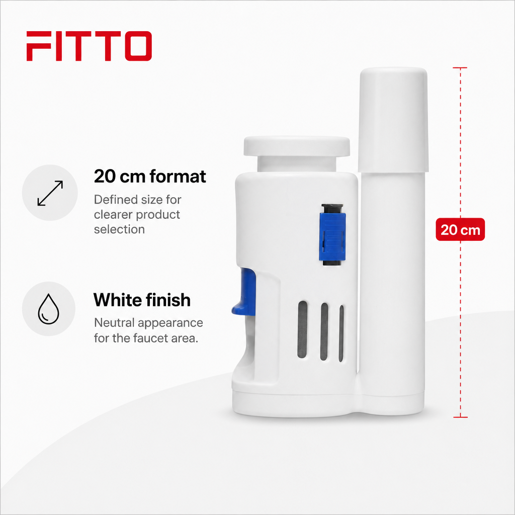 72 Pieces Faucet Water Filter Attachments, 20 cm, White, 1 Piece