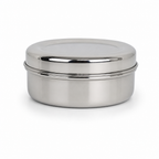 96 Pieces Stainless Steel Food Storage Containers for Puri, 12.5 cm