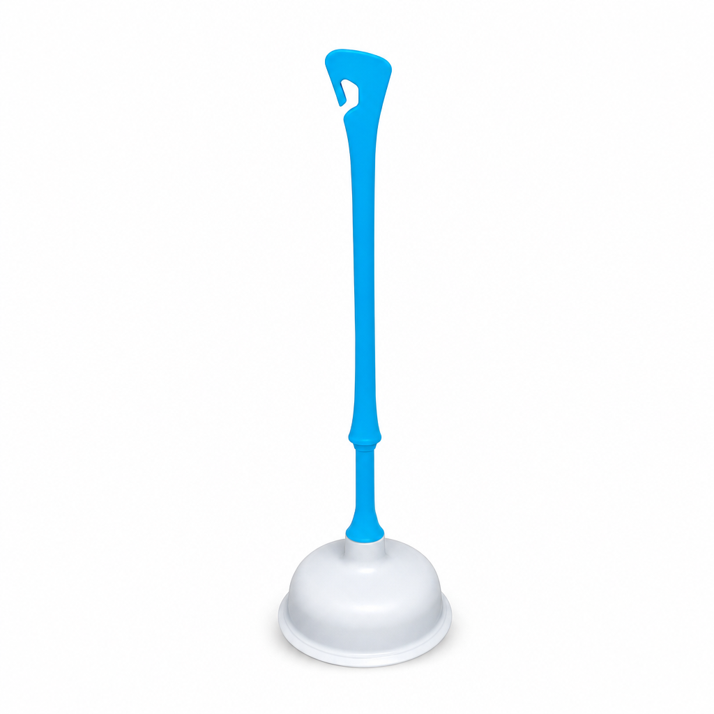 96 Pieces Toilet Plungers with Long Handle, 55 cm, Assorted Colour