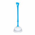 96 Pieces Toilet Plungers with Long Handle, 55 cm, Assorted Colour