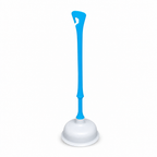 96 Pieces Toilet Plungers with Long Handle, 55 cm, Assorted Colour