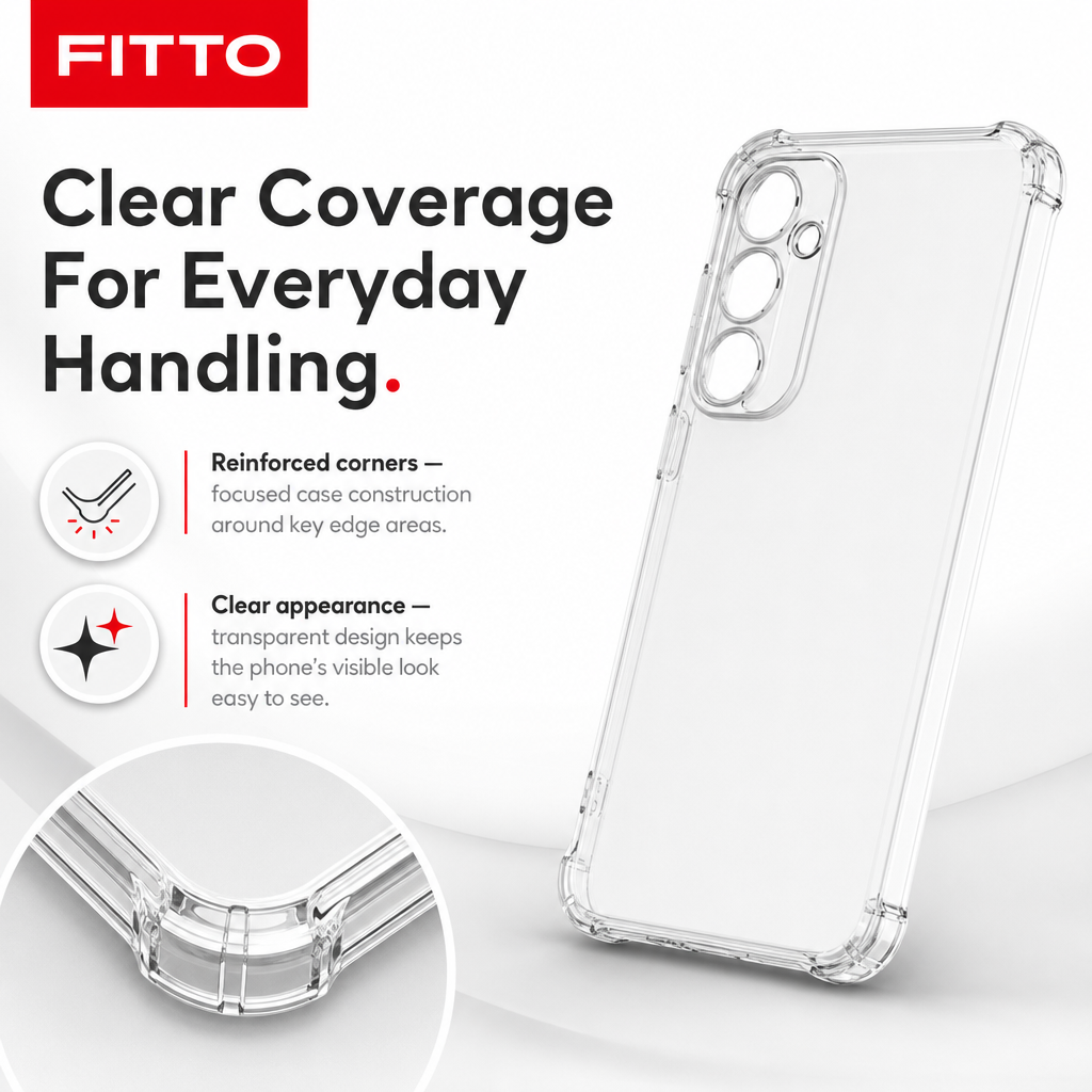 240 Pieces Phone Cases for A56, Clear Anti-Burst Design with Reinforced Corners