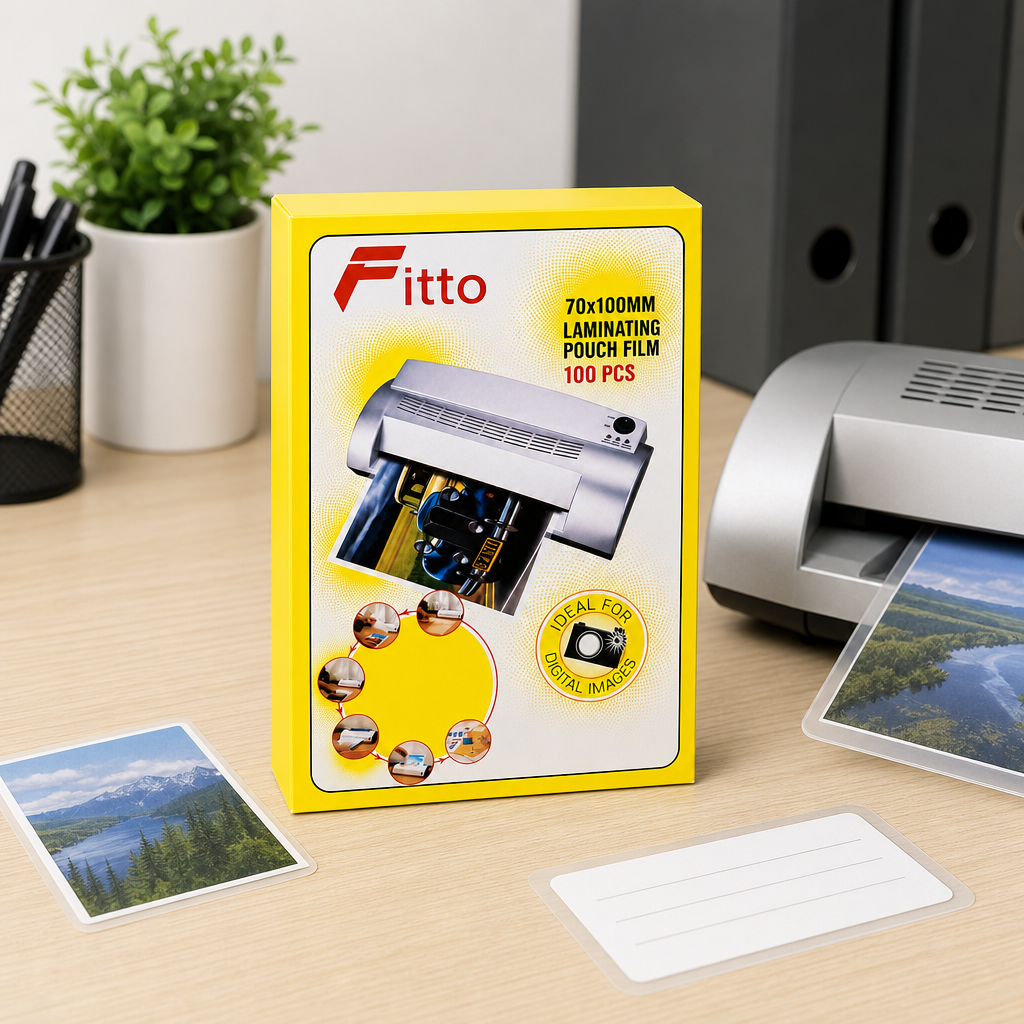 240 Pieces Laminating Pouch Films, 70 x 100 mm, 100-Pack for Document Protection