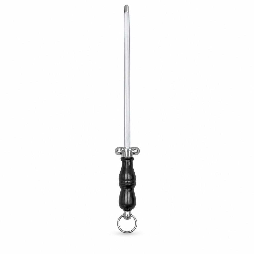 96 Pieces Knife Sharpening Steel Rod, 12 Inch, Silver and Black, 1 Piece