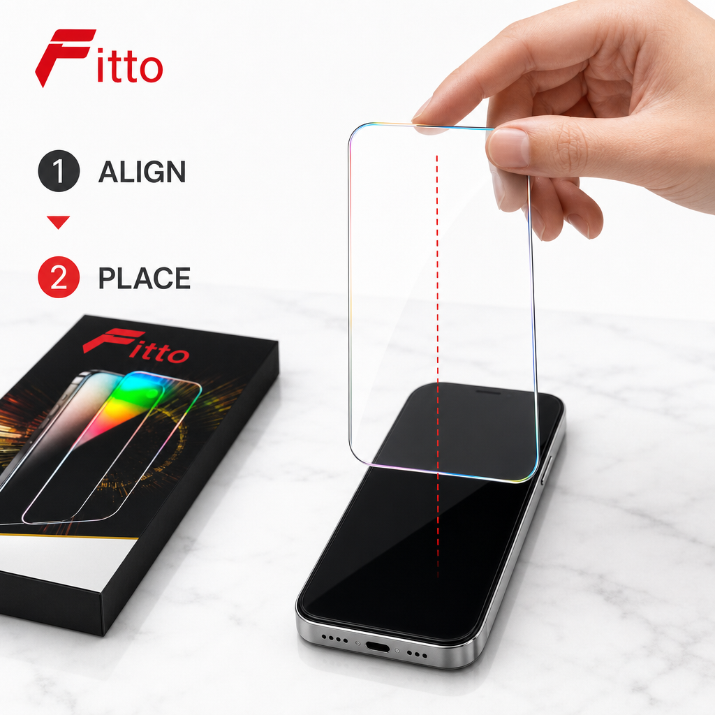 96 Pieces 5D Tempered Glass Screen Protectors for Smartphone, ESD Anti-Static, 1 Pack