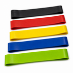 96 Pieces Resistance Bands for Home Workouts, 5 Resistance Levels, 5-Piece Exercise Loop Set