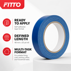 96 Pieces Adhesive Tapes, 48 mm x 20 yd, Self-Adhesive Roll, Blue