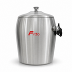 48 Pieces Stainless Steel Insulated Thermal Jug with Serving Spigot, 3.5 L, Silver and Black