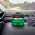 60 Pieces Gel Air Freshener, Fresh Lavender Scent, Green, 1 Piece