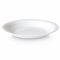 96 Pieces Opal Glass Soup Plate, 9 Inch, White Round Tablewares Dish