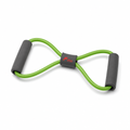 96 Pieces Soft Expander Resistance Bands with Foam Handles, Medium, Green