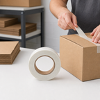 96 Pieces Self-Adhesive Filament Tape, White, 48 mm x 20 m, 1 Roll