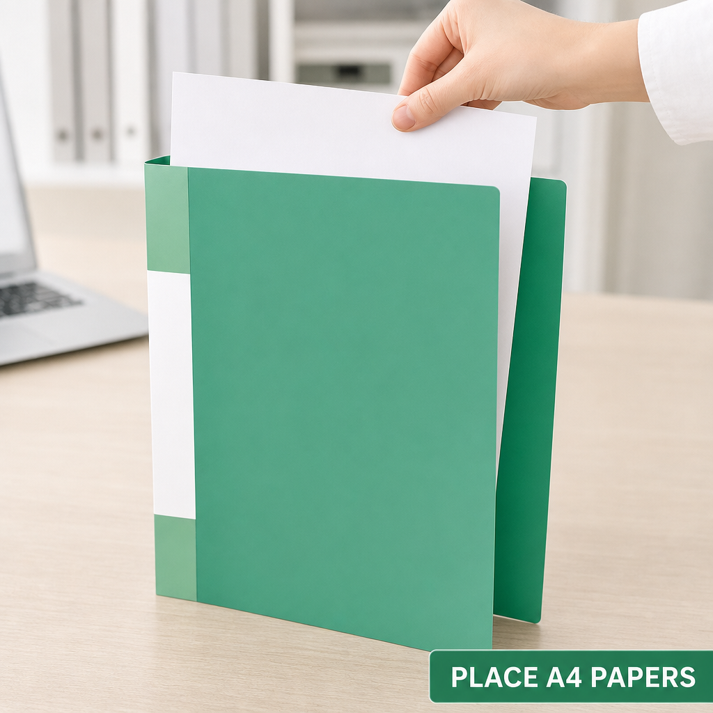 96 Pieces A4 Display Book, Green, 60 Sheets, 1 Piece