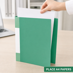 96 Pieces A4 Display Book, Green, 60 Sheets, 1 Piece