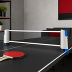 72 Pieces Portable Table Tennis Net with Clamp Posts, Compact Tabletop Practice Set