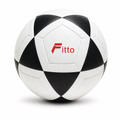96 Pieces Size 5 Football, Black and White Panel Design, Single Ball for Practice and Play