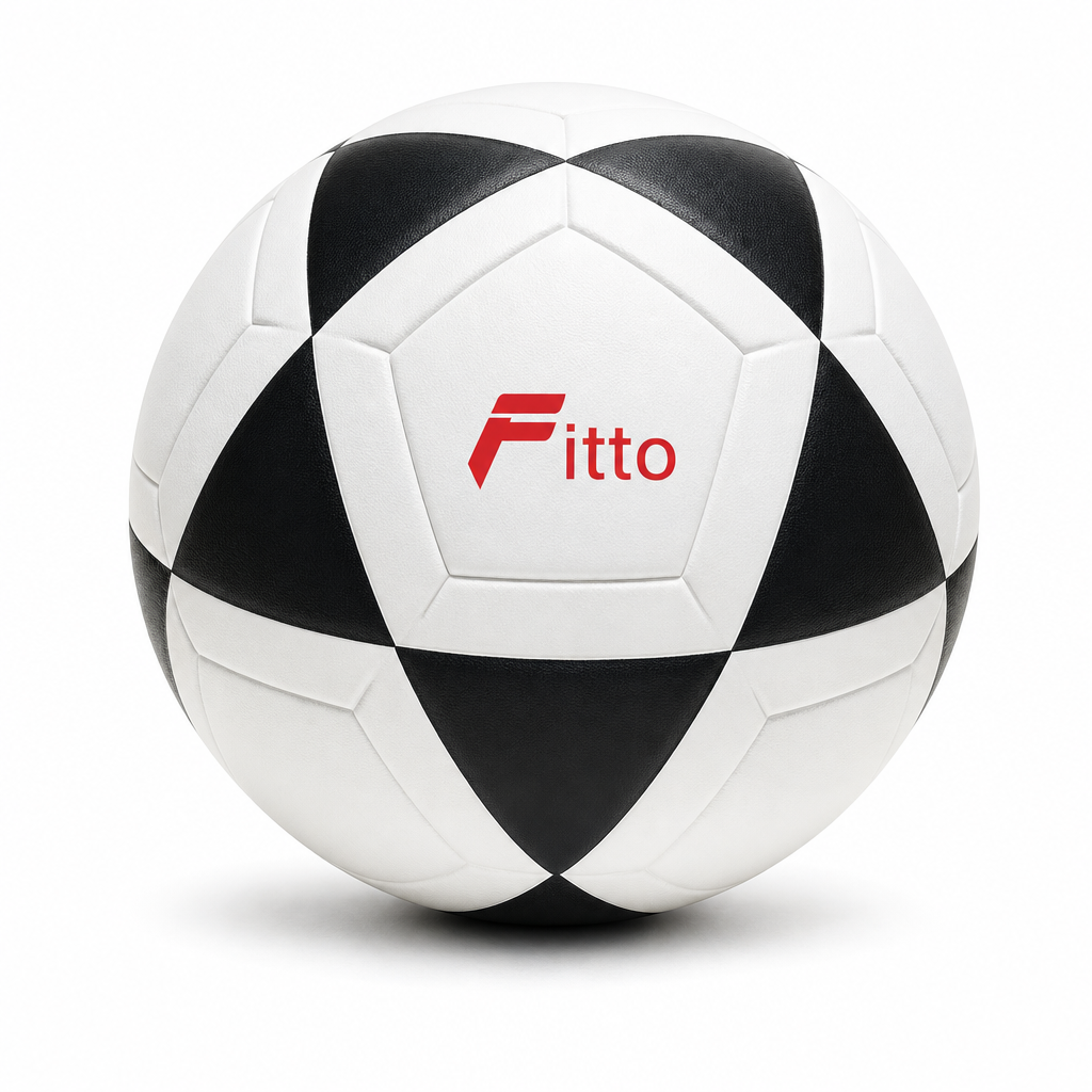 96 Pieces Size 5 Football, Black and White Panel Design, Single Ball for Practice and Play