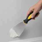 144 Pieces Putty Knife Paint Scraper, 3 Inch Blade with Rubber Grip Handle, Yellow Black and Silver, 1 Piece