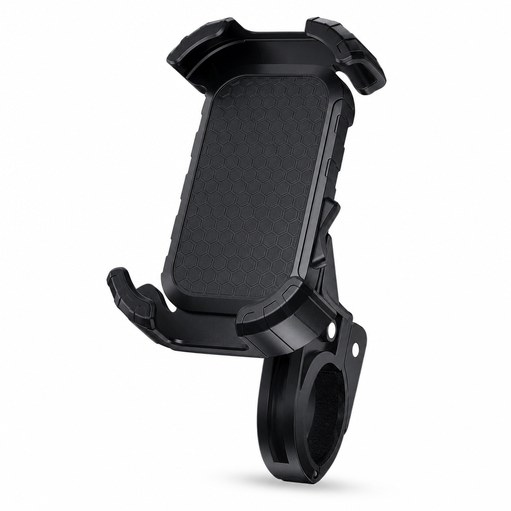 96 Pieces Adjustable Handlebar Phone Holder with One-Hand Operation, Black