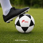 96 Pieces Football Size 5, Classic Panel Design, Single Ball for Training, Recreation and Match Play