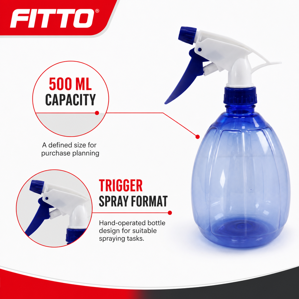 240 Pieces 500 ml Plastic Trigger Spray Bottle, Assorted Colour, 1 Piece