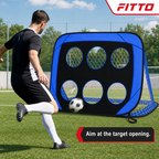 48 Pieces Foldable Football Goal Target Net for Shooting Practice and Ball Accuracy Drills
