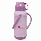 72 Pieces 2 Litre Insulated Vacuum Flask with Carry Handle and Cup Lid, Assorted Colour, 1 Piece