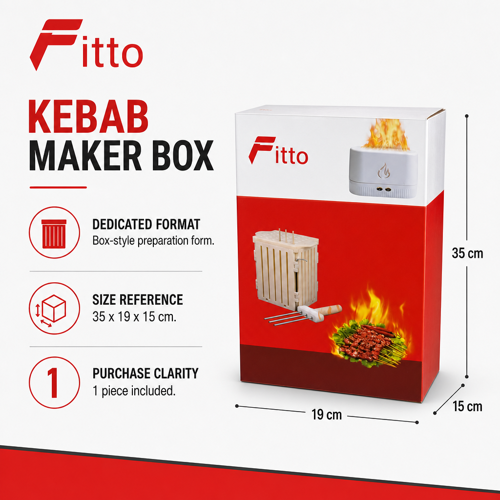 96 Pieces Kebab Maker Boxes, White, 1 Piece, 35 x 19 x 15 cm
