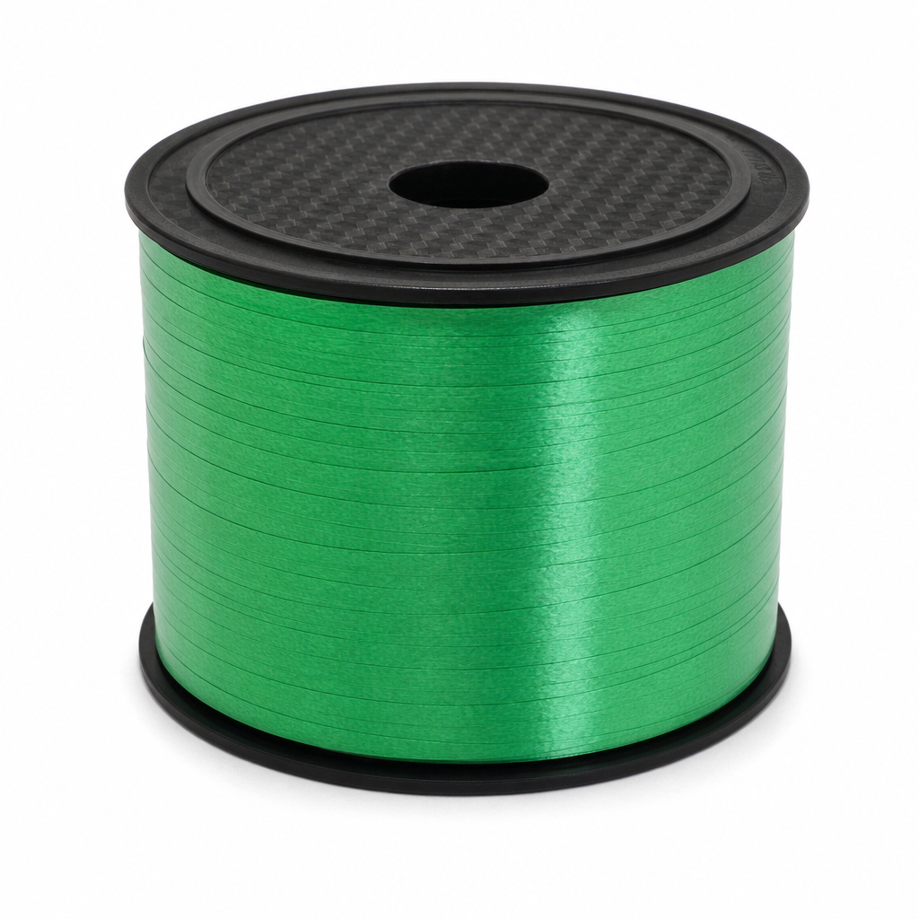 144 Pieces Balloon Ribbon Rolls, Dark Green, 5 mm x 100 yd, Single Roll for Party Decorations