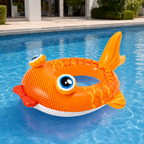 120 Pieces Inflatable Animal Pool Float, Orange Water Play Float, 1 Piece