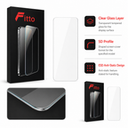 96 Pieces 5D Tempered Glass Screen Protectors for 16 Pro Smartphone, ESD Anti-Static, 1 Pack