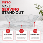 96 Pieces Glass Serving Bowl and Casserole, 800 ml Clear Boat-Shaped Dish, 1 Piece