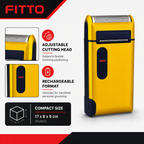 96 Pieces Hair Trimmers, Rechargeable Electric Trimmer with Adjustable Cutting Head, Yellow and Black, 1 Piece