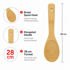 240 Pieces Wooden Basting Spoon, 28 cm, 1 Piece