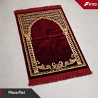 96 Pieces Jumbo Prayer Mats, Turkish Style, 80 x 120 cm, Fringed Edges