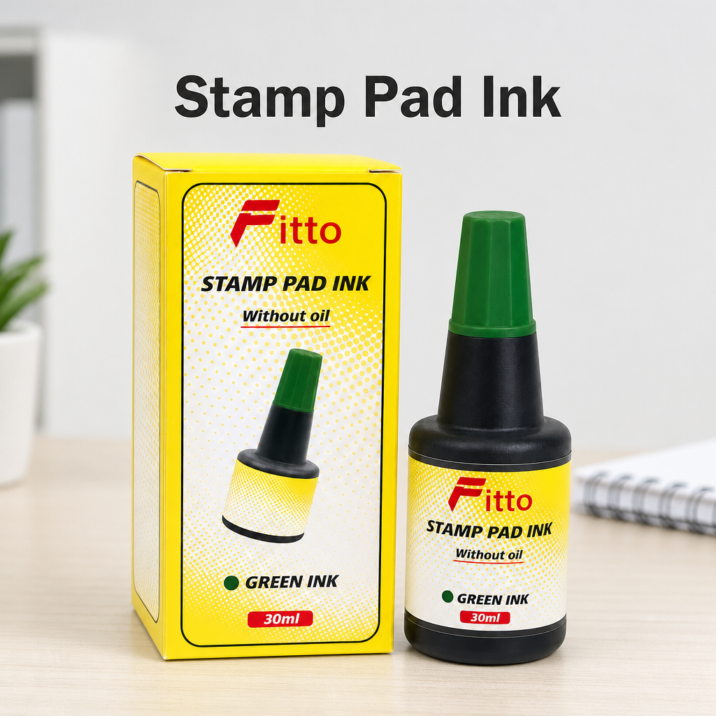 240 Pieces Green Stamp Pad Ink, 30 ml, 1 Piece