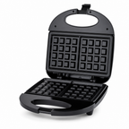 60 Pieces 750 W Electric Waffle Maker with Non-Stick Plates, Black, 25 x 24 x 10 cm, 1 Piece