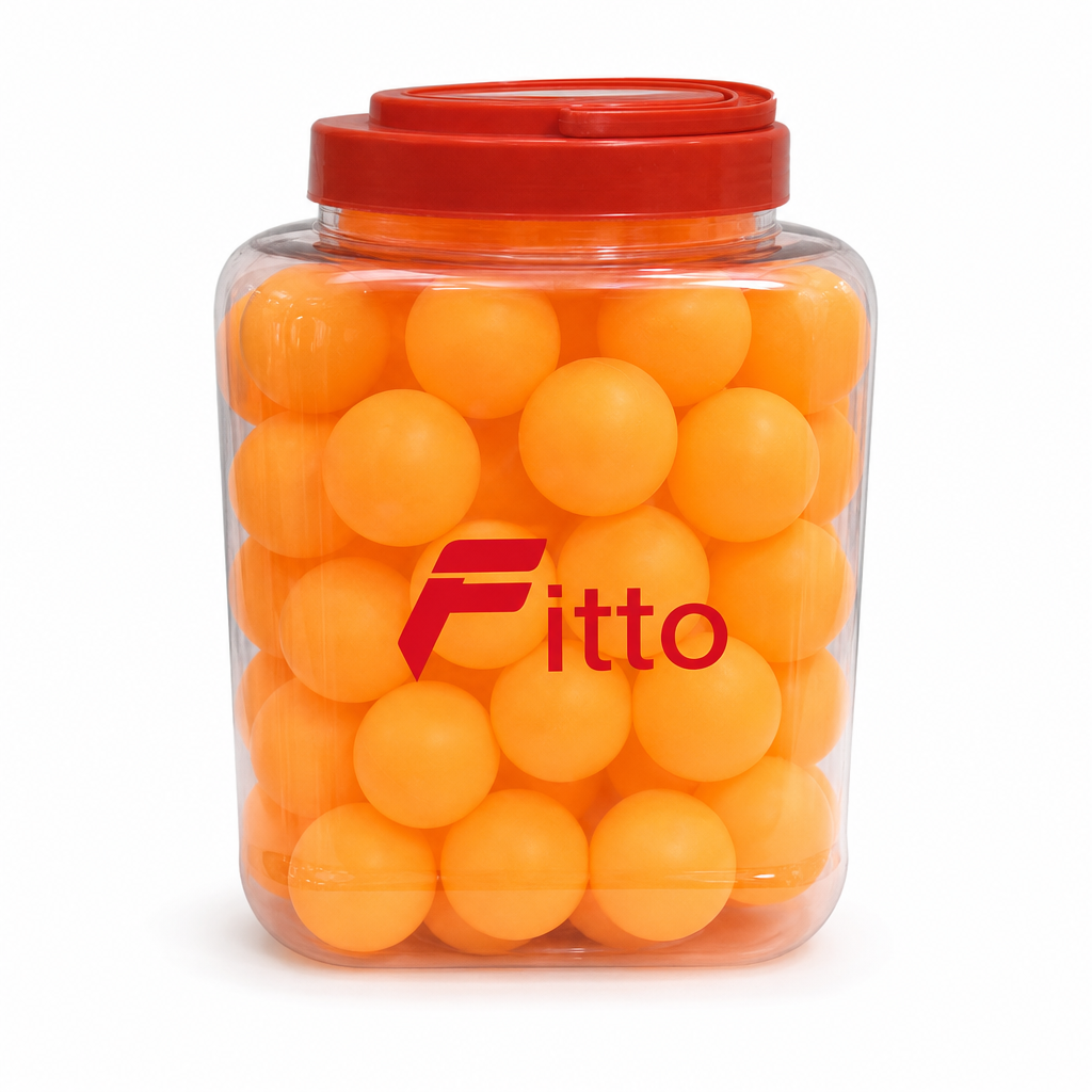 72 Pieces Table Tennis Balls, Orange, 40-Piece Jar for Practice and Recreational Play