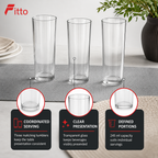 96 Pieces Classic Glass Tumbler Set, 245 ml, 3 Pieces